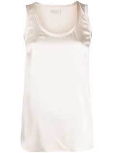 Brunello Cucinelli удлиненный топ без рукавов