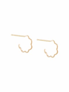 E.M. золотые серьги-кольца