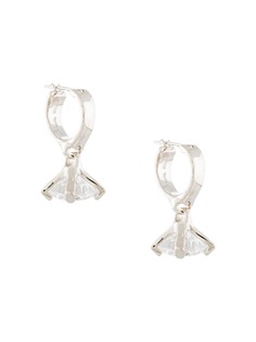 E.M. серьги-подвески с кристаллами