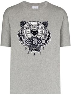 Kenzo футболка с принтом Tiger