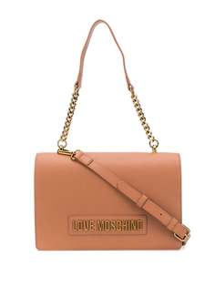Love Moschino сумка на плечо с металлическим логотипом и цепочкой