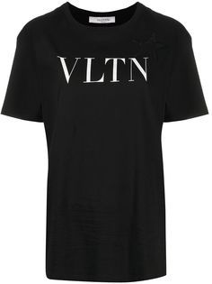 Valentino футболка с логотипом VLTN