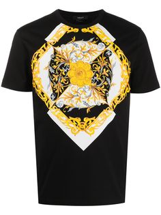 Versace футболка с принтом Barocco Acanthus