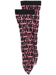 Wolford logo pattern ankle socks