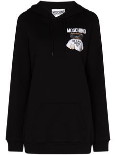 Moschino Teddy bear logo-print hoodie