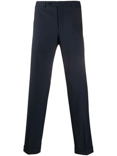 Canali строгие брюки кроя слим