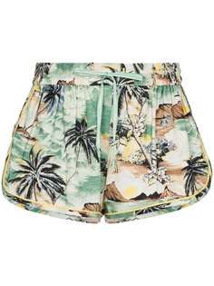 Zimmermann ZIM JULIETTE SHRT GRN ISLAND PRINT