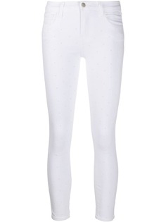 J Brand джинсы скинни средней посадки с заклепками