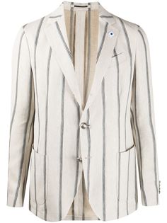Lardini пиджак в полоску