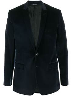 Dolce & Gabbana однобортный бархатный пиджак