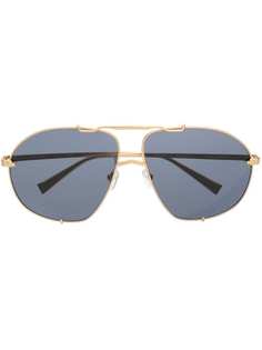 Linda Farrow oversized aviator sunglasses