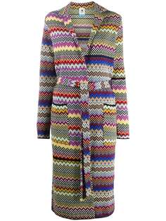 M Missoni geometric-knit robe cardigan
