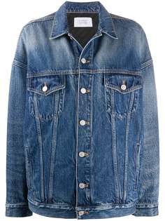 Givenchy oversized buttoned denim jacket