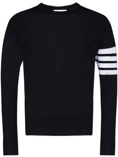 Thom Browne 4-Bar print sweatshirt