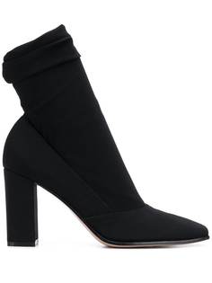 Gianvito Rossi square-toe high-heel boots