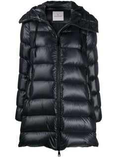 Moncler пуховик средней длины