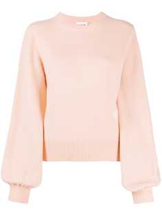 Chloé monogram embroidered cashmere jumper