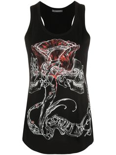 Alexander McQueen топ без рукавов с логотипом