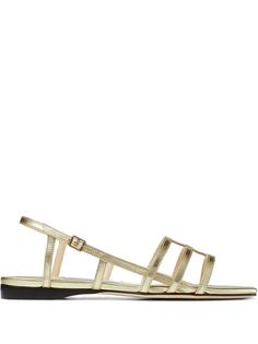 Jimmy Choo Arien metallic strappy sandals