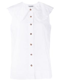 GANNI organic cotton blouse