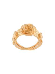 Versace кольцо с тиснением
