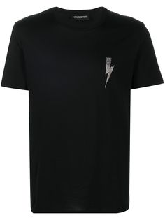 Neil Barrett футболка с декором Bolt