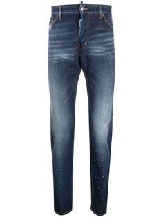 Dsquared2 джинсы кроя слим с эффектом потертости