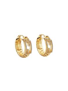 Fendi medium Baguette hoop earrings