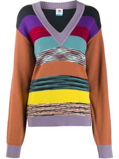 M Missoni striped knit jumper