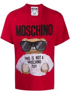 Moschino футболка с принтом Teddy Bear