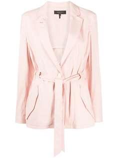 Rag & Bone tie-waisted tailored blazer