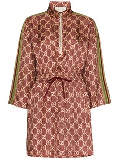Gucci GG Supreme silk mini dress