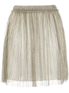 Isabel Marant Étoile плиссированная юбка с эффектом металлик