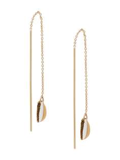 Isabel Marant shell-effect drop earrings