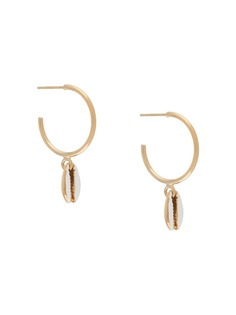 Isabel Marant shell-charm hoop earrings