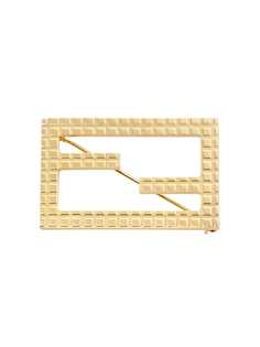 Fendi engraved Baguette brooch