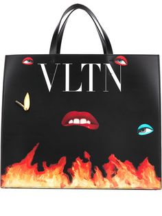 Valentino сумка-тоут с логотипом VLTN из коллаборации с Emilio Villalba