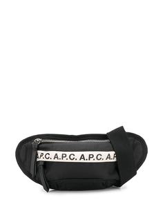 A.P.C. поясная сумка Mini Repeat Hip