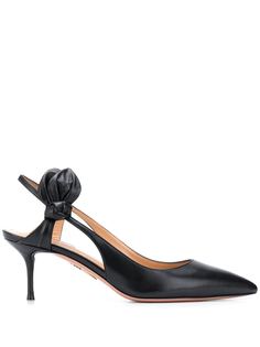 Aquazzura bow-detail slingback pumps