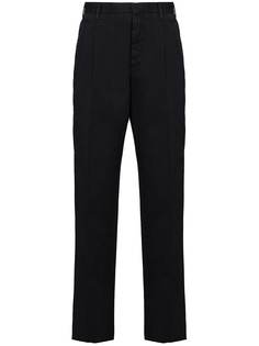 Ermenegildo Zegna брюки прямого кроя со складками