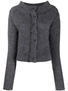 Nº21 crystal-embellished cardigan