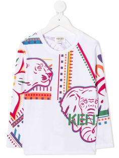 Kenzo Kids топ с принтом Mini Me