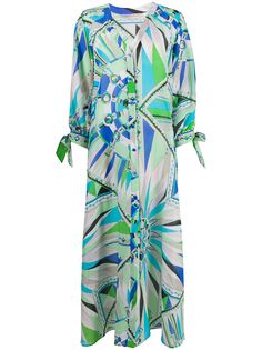 Emilio Pucci пляжное платье с геометричным принтом
