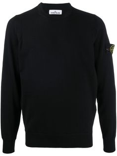 Stone Island джемпер с нашивкой-логотипом