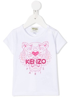 Kenzo Kids футболка с принтом Tiger
