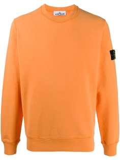 Stone Island толстовка с нашивкой-логотипом