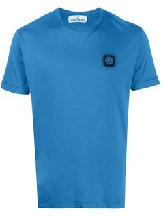 Stone Island футболка с нашивкой-логотипом