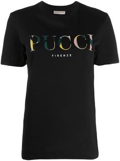 Emilio Pucci футболка с логотипом