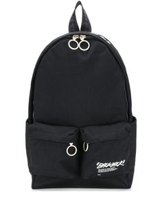 Off-White slogan-print backpack