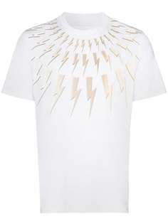 Neil Barrett Thunderbolt print T-shirt